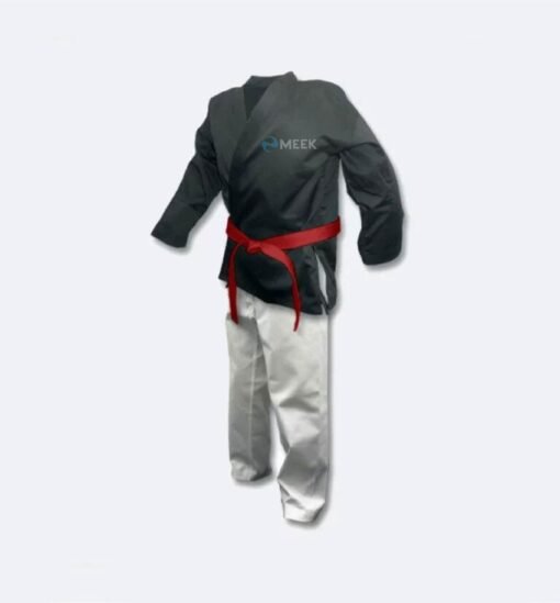 Black & white karate uniform