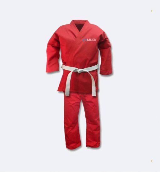 Red karate uniform